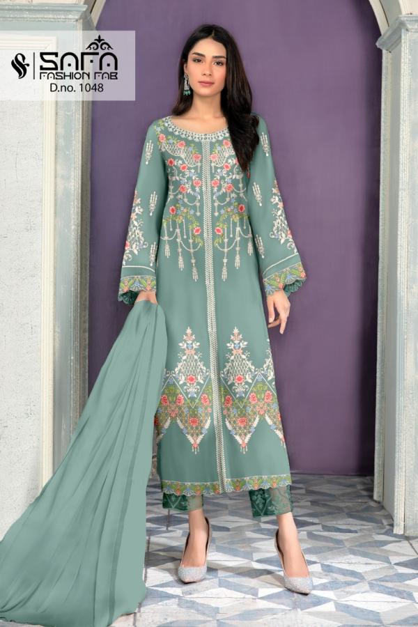 Safa Fashion 1048 Western Wear Top Bottom With Dupatta